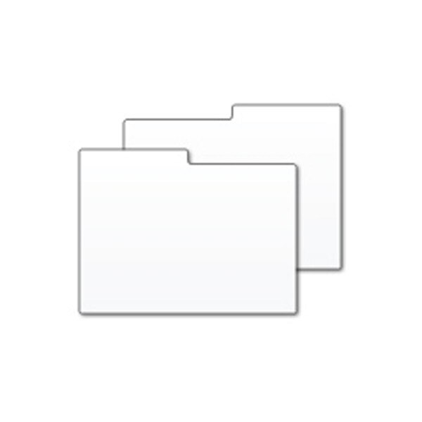 Photo Box Divider Card - White Poly